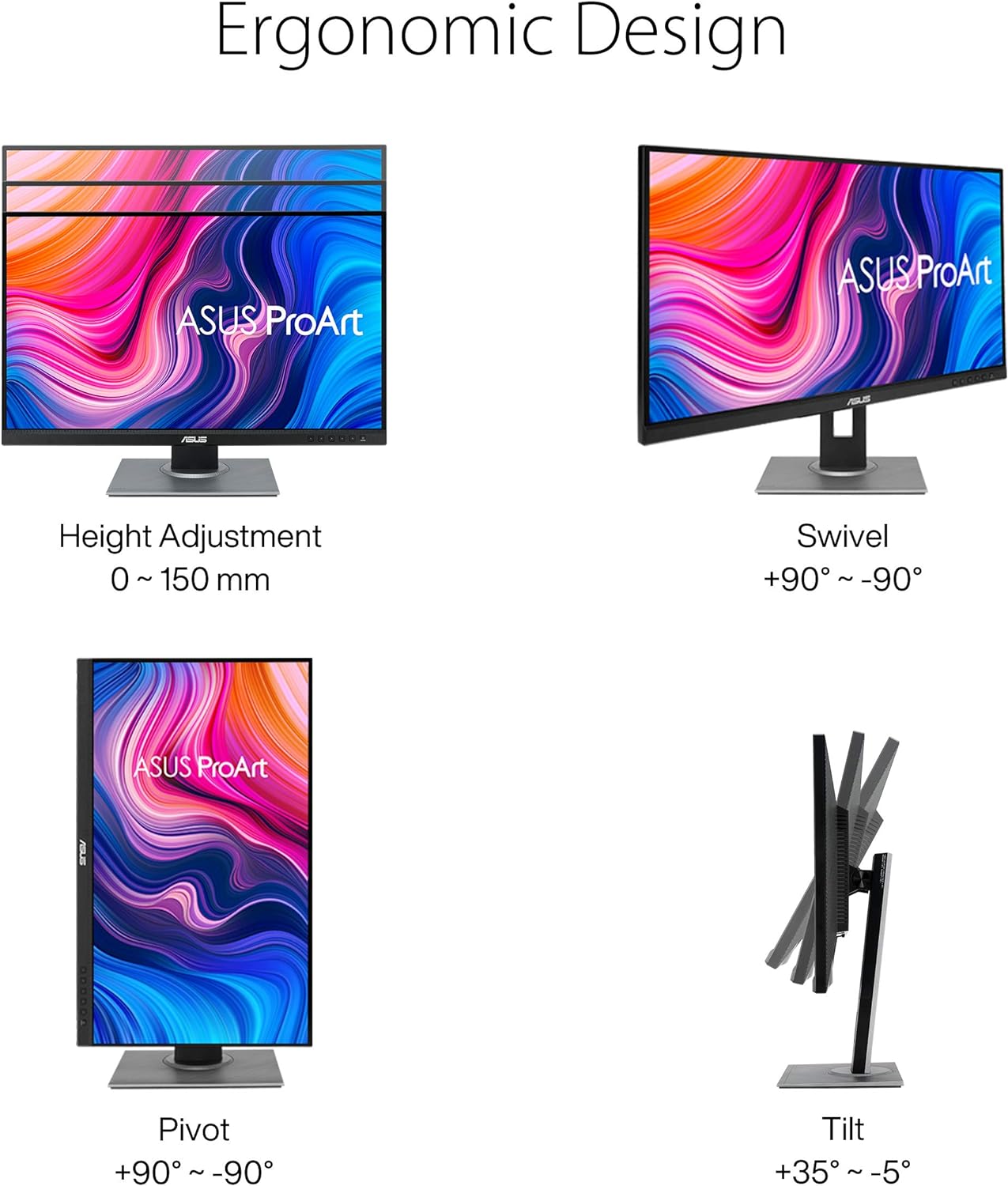 ASUS ProArt Display PA278QV Professional Monitor - 27-inch, IPS, 2K WQHD ASUS ProArt Display PA278QV Professional Monitor - 27-inch, IPS, 2K WQHD
